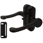 National Hardware V1320 1-3/4-Inch Screen/Storm Door Lever Latch, Black