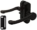 National Hardware V1320 1-3/4-Inch Screen/Storm Door Lever Latch, Black