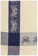 Waffle Weave 100% Cotton Blue Crab Dishtowel 18" X 28" Set / 6
