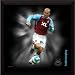 Freddie Ljungberg 12x12 Framed Dynamic Action Photograph, West Ham United FC