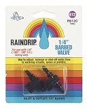 Raindrip #R612CT 2PK 1/4 Barbed Valve