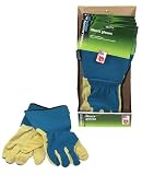 6 Paar HERREN Gartenhandschuhe Arbeitshandschuhe Leder