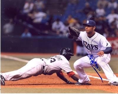 Carlos Pena Tampa Bay Rays Signed 8x10 Photo W/coa - Autographed MLB Photos