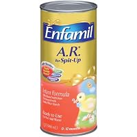 Enfamil A.R. Lipil Ready-to-Use Milk-Based Infant Formula, Iron Fortified, 1-Quart Cans (Pack of 6)