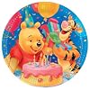 Winnie the Pooh Birthday plate 23cm pack of 10