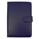 Xtra-Funky Exclusive PU Leather Book Wallet Style Case for Amazon Kindle 4 & Kobo Touch (2011 No Keyboard Model) - BLUE