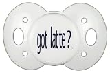 Lots 2 Say Baby Got Latte Pacifier in White