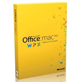 Office Mac Famille et Etudiant 2011, 3 postes