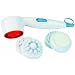 Clatronic MSI 2571 Infrarotmassageger�t mit 4 Aufs�tzen wei�-blau