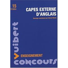 CAPES externe d'anglais