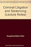 Criminal litigation and sentencing