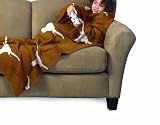 Texas Longhorns Youth Comfy Throw Blanket with Sleeves Texas Longhorns Youth Comfy Throw Blanket with Sleeves