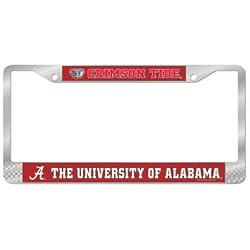 Alabama Crimson Tide NCAA Chrome License Plate Frame by Wincraft