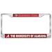 Alabama Crimson Tide NCAA Chrome License Plate Frame by Wincraft
