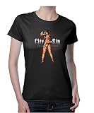 O.D.M. - City of Sin - Black Womens Basic Cotton Tee