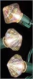 Set Of 25 Iridescent Diamond Novelty Christmas Lights