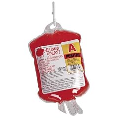 Blut Duschgel im Infusionsbeutel - Scherzartikel