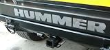 Hummer H2 - Rear Bumper Letter Inserts