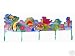 CORAL REEF WALL RACK WITH 5 HOOKS