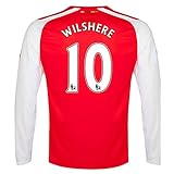 2014-15 Arsenal Home Long Sleeve Shirt (Wilshere 10)