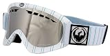 Dragon DXS Snowboard Goggles - White Pinstripe Frame / Ionized Lens