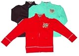 Toddler Girls' Jacket with Heart Applique and Rhinestones