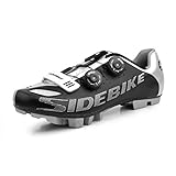 Unisex Mountain bike shoesblack silver mixed UK size 10 Shoe length 28cm Shoe Forefoot Width 9.198cm