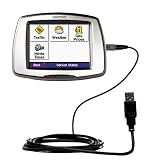 Classic Straight USB Cable for the Garmin StreetPilot C580 with Power Hot Sync and Charge capabilities - Gomadic Brand w/ TipExchange Technology