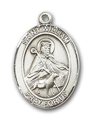 Sterling Silver St. William of Rochester Medal