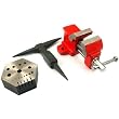 3 Watchmakers Table Top Vise Hexagon T-Shaped Anvil