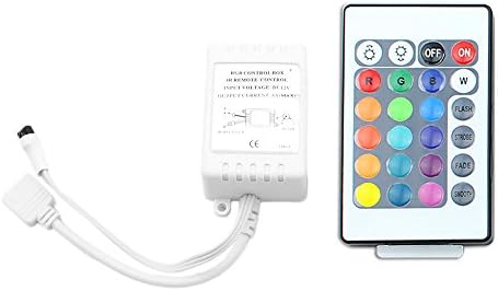 IWISHLIGHTTM LED Light Strip 24Key Remote Controller for SMD 5050 3528 Color Changing Lighting strip (24Key + Receiver)