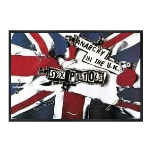 Anarchy In The UK - Poster avec le drapeau anglais Union Jack