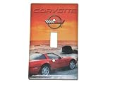 Corvette C4 Beach Sunset Switchplate Single
