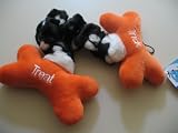 Halloween Dog Toy - Trick / Treat Boo Halloween Bungee Dog Toy