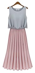 Sexy Pleated Acetate/Chiffon  Dress