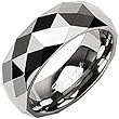 Spikes Tungsten Carbide Multi-Faceted Prism Ring