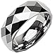 Spikes Tungsten Carbide Multi-Faceted Prism Ring