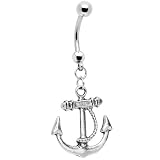 Nautical Anchor Belly Ring