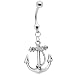 Nautical Anchor Belly Ring