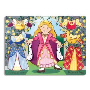 Melissa & Doug Princess Dress-Up Mix 'n Match Peg