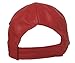 Leather Baseball Hat Red
