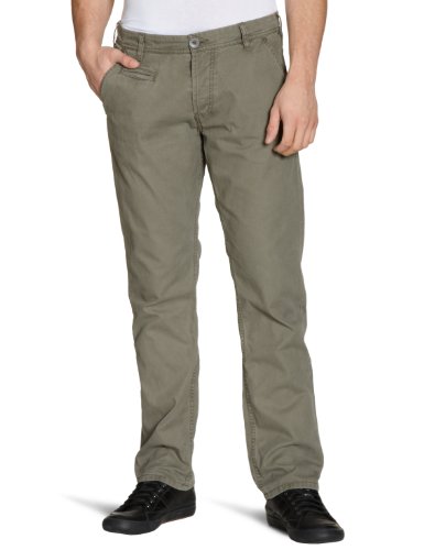 TOM TAILOR Denim Herren Hose 64000280912/solid relaxed slim chino, Gr. 36/32, Gr&uuml;n (7190) Preisvergleich
