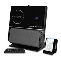 iSymphony V1BLUE Bluetooth Stereo System with Wireless Universal Dock for iPod (Black)