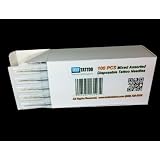 100 Pieces Mixed Assorted Disposable Tattoo Needles T100 ~ ordertattoo