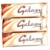 Galaxy Milk Chocolate Bar 47gr (1.6oz)-pack 3 Bars