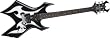 B.C. Rich Warlock Metal Master Blade Electric Guitar, Black with Silver Blade Graphic B.C. Rich Warlock Metal Master Blade Electric Guitar, Black with Silver Blade Graphic