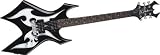 B.C. Rich Warlock Metal Master Blade Electric Guitar, Black with Silver Blade Graphic