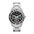 Fossil Damen-Uhren Multifunktion Stella Schwarz Quarz Analog Es2957