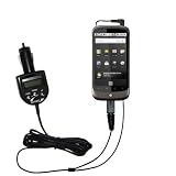 2 in 1 FM Transmitter and Car Charger for the Google Nexus One – Gomadic Brand w/ TipExchange Technology