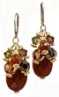 Sunstone Cluster Earring